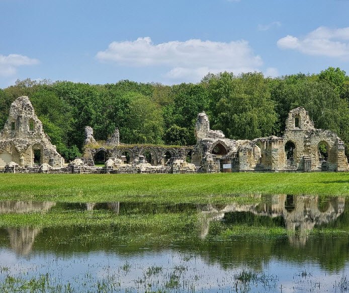 Vauclair Abbey, Bouconville-Vauclair, France, France